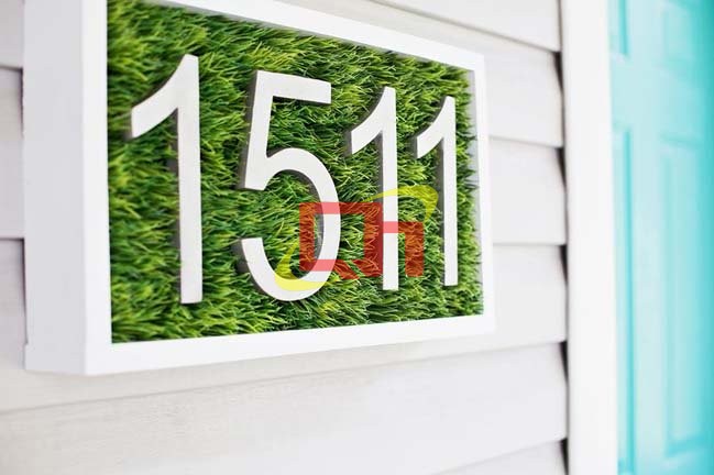Mẫu biển số nhà đơn giản mà tinh tế cho ngôi nhà của bạn